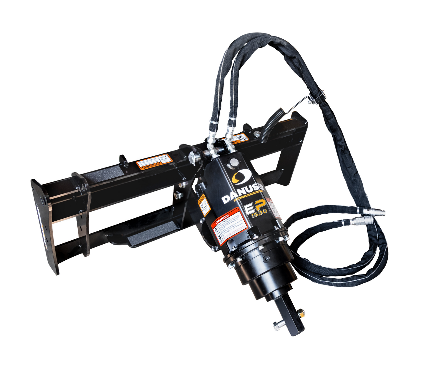 Danuser EP Auger Drive | Model 1530 (180408 / 180415 / 196027) | 36″ Max Auger | 2″ Hex | Hydraulic Flow Range 15–30 GPM | For Skid Steers