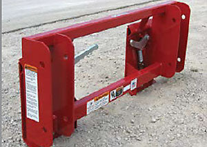Worksaver | Massey Ferguson Loader to Skid Steer Adapter Brackets | Model 831895 To 835190 | Lift Capacity Up to 3,525 lbs | Horsepower 40-100 HP | For Tractors