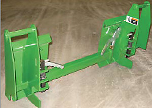 Worksaver| John Deere Loader to Skid Steer & Euro/Global Adapter Brackets | Model 831875–835205 | Lift Capacity 1,200 to 5,500 lbs | Horsepower 45 To 100 HP | For Tractors