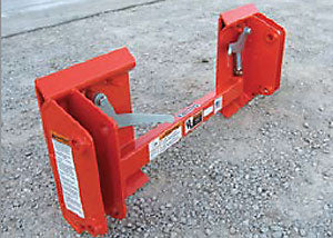 Worksaver | Kubota Loader to Skid Steer Adapter Bracket | Model 831725 To 835160 | Lift Capacity Up to 3,525 lbs | Horsepower 20 To 40 Hp | For Tractors