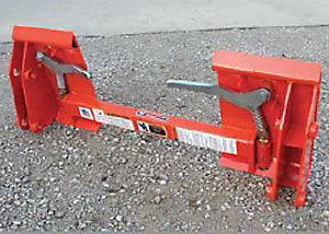 Worksaver | Kubota Loader to Skid Steer Adapter Bracket | Model 831725 To 835160 | Lift Capacity Up to 3,525 lbs | Horsepower 20 To 40 Hp | For Tractors