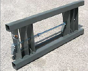 Worksaver | Euro/Global to Skid Steer Adapter Brackets | Model 832550, 835020 & 835045/830345 | Capacity Up to 4,000 lbs | Horsepower 30 To 50 HP | For Tractors