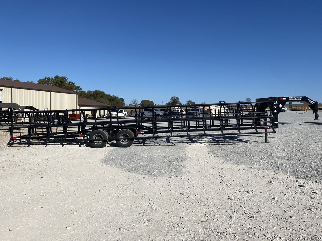 2024 Industrias America Double Wide Hay Trailer | Model 18x4 (Manual Dump) | Cradle Length 36' | 2 x 10,000 lb Spring Axles | Pull Type