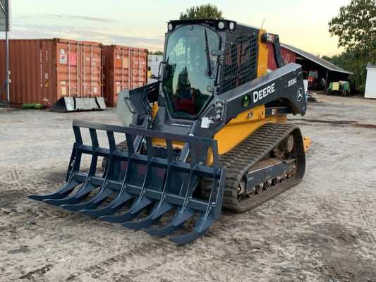 Loflin Fabrication | Root Rake | 60", 66", 72", 78", 84", 96" Width | Heavy-Duty Steel | For Skid Steer