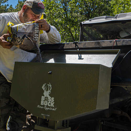 Boss Buck™ | ATV Broadcast Seeder/Spreader | Model BB-1.80 | Capacity 80 lb | 12V Power | Horsepower 15 To 50 HP | For ATV & UTV