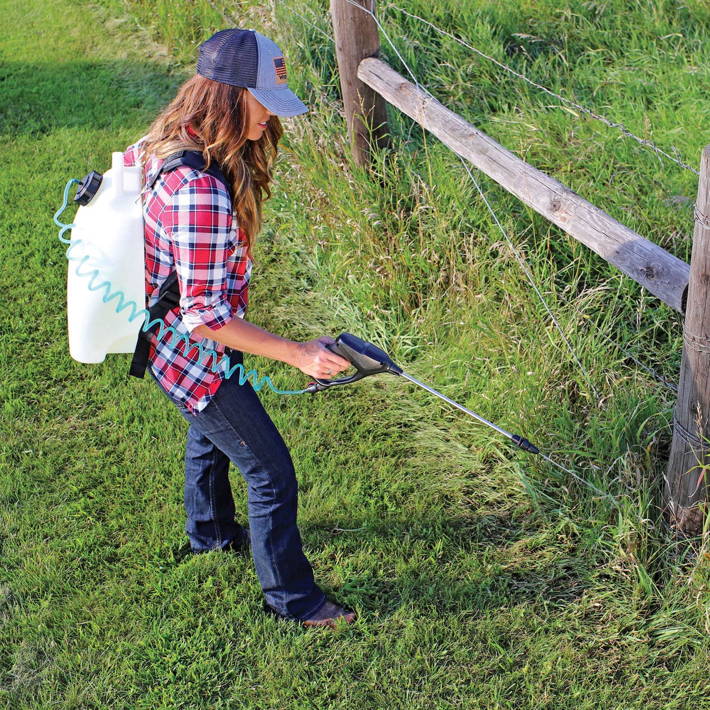Fimco | Lawn Guard 4 Gallon Multi-Use Sprayer | Model LWN-GRD-4 | 20ft Horizontal & 10ft Vertical Spray Distance | Flow Rate 0.2 GPM