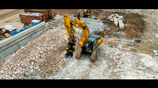 MB Crusher Demolition Pulverizer | Model MB-PT1150 | Jaws Width 25" | Machine Size 12–19 Tons | For Excavators