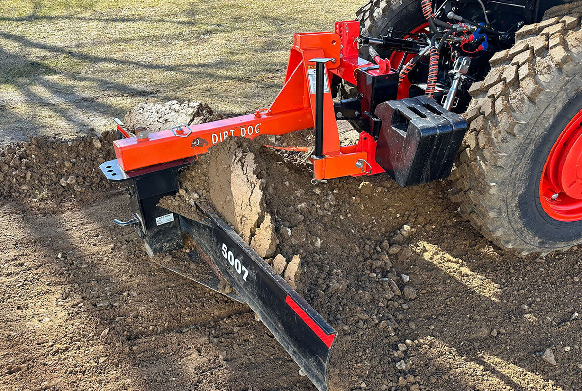 Dirt Dog Rear Blades | 50 Series | Working Width 72" & 84" inches | Horsepower 40-50 HP | For Tractor
