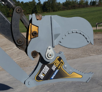 Baumalight Tree Shear | Model IXV512, IXV508 & IXV715 | Limb Size 8", 12" & 15" | Machine Size 3 To 26 Tons | For Excavators
