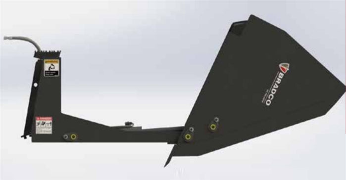 Paladin High Dump Bucket Couplers And BOE | 60"-96" Cutting Width | 15-25 GPM | For Skid Steer