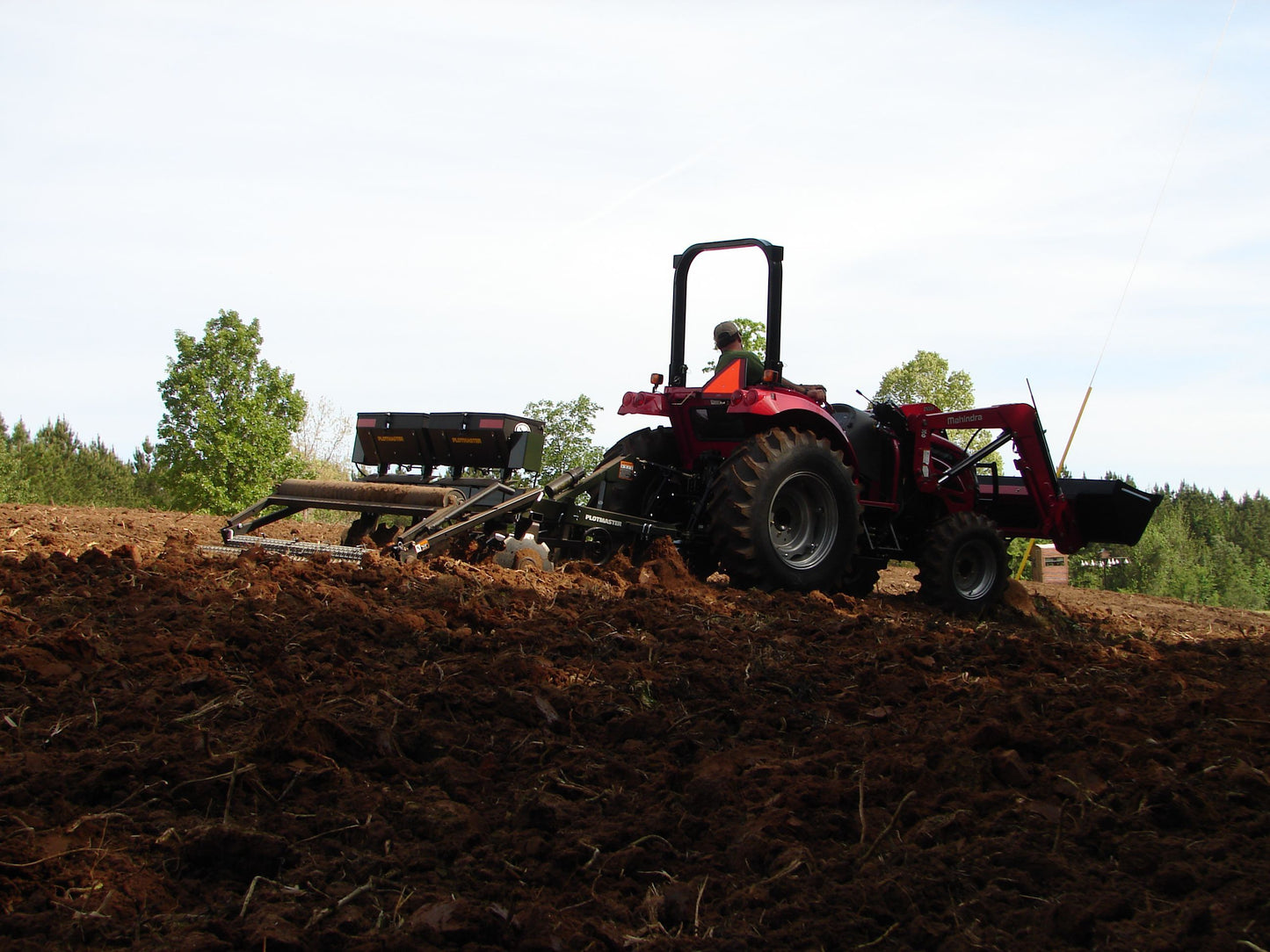 PLOTMASTER 6' Hunter 600 | Cultipacker, Seeder, Disk | Food Plot Planter | 3pt Hitch For Tractor