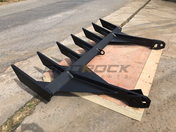 Bedrock Attachments Stick Rake | Model BDR20 | Width 96" | Weight 300kg | For Bulldozers