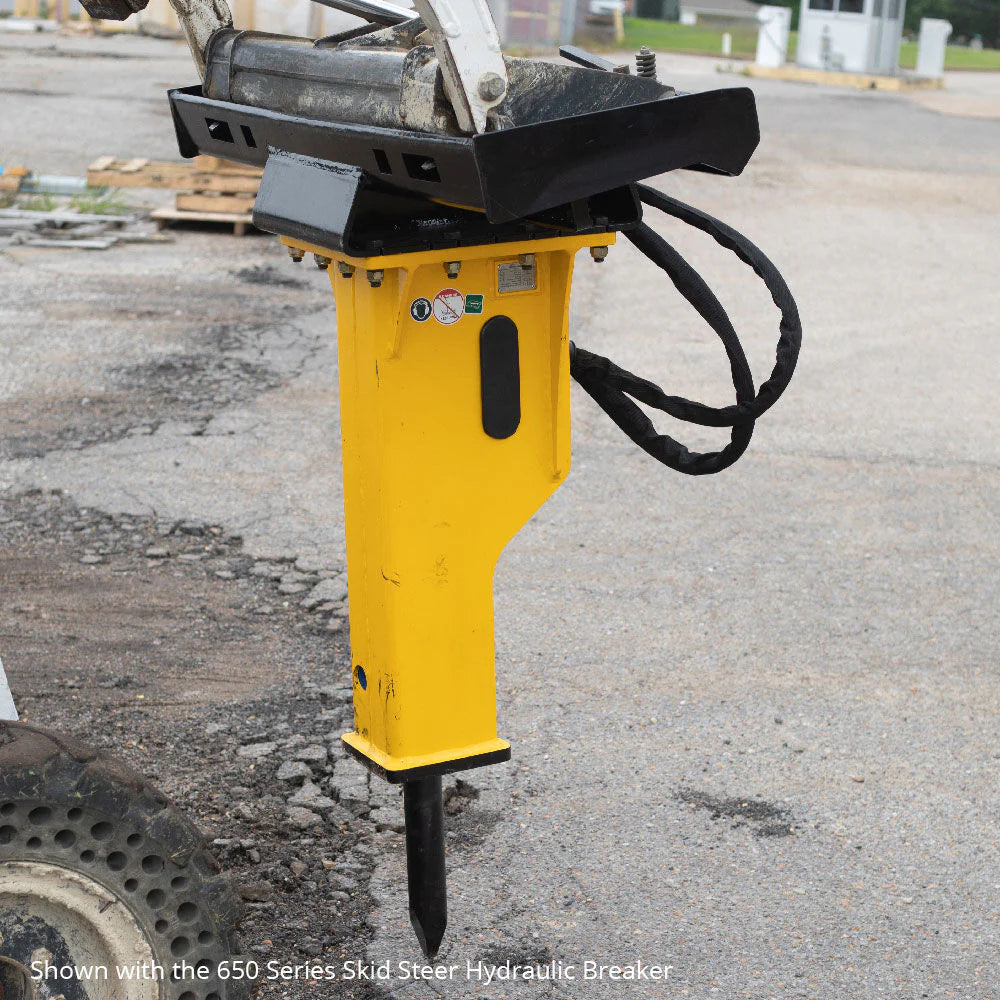 Utilitough Skid Steer Hydraulic Breaker | Model 225, 500, 650, 850 & 1000 Series | For Skid Steer