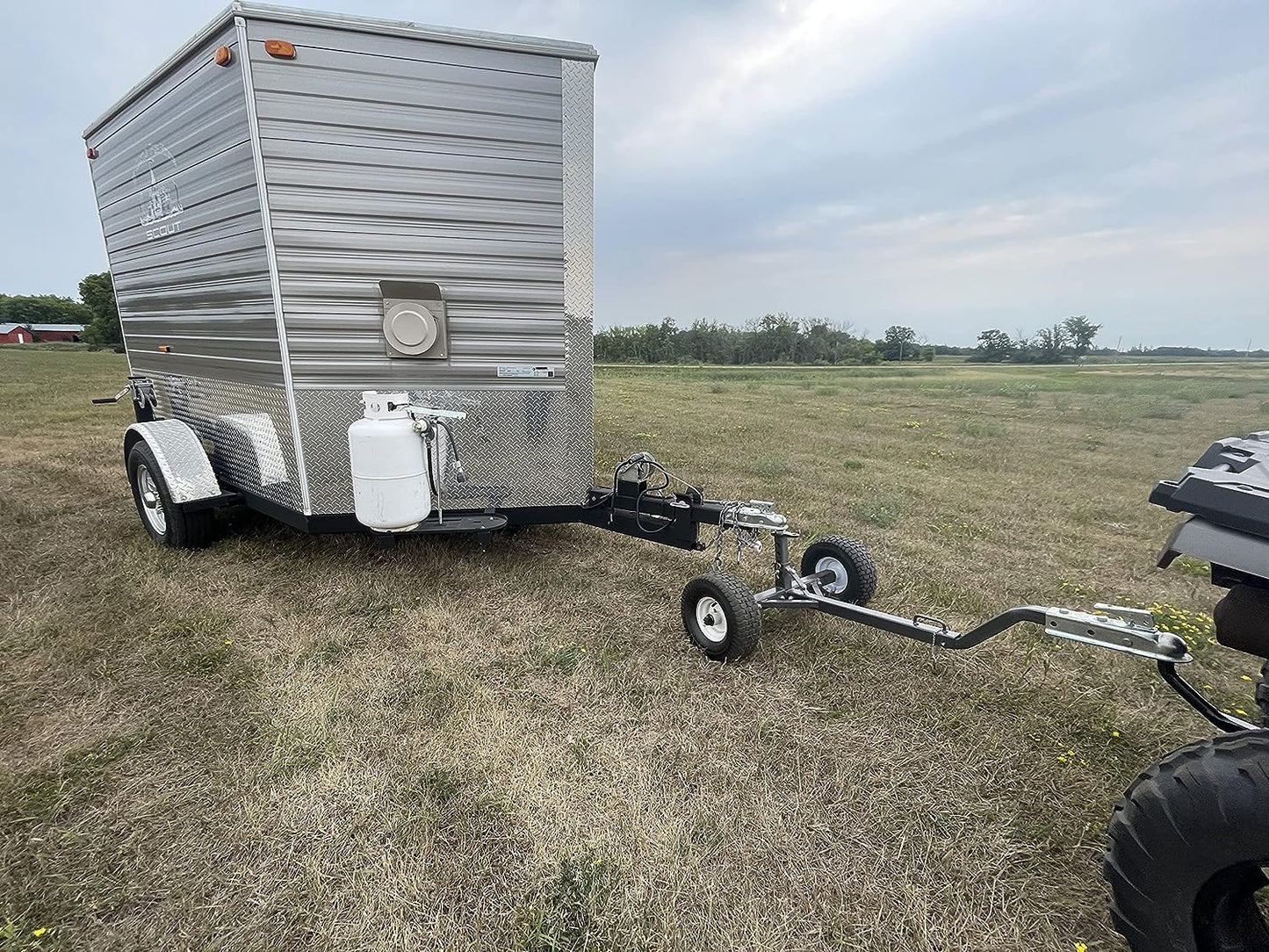 Field Tuff 800 lb. Weight Distributing ATV Dolly – Adjustable Trailer Dolly | Model TMD-800ATV | Towing Power 12-20 HP | For ATV/ UTV