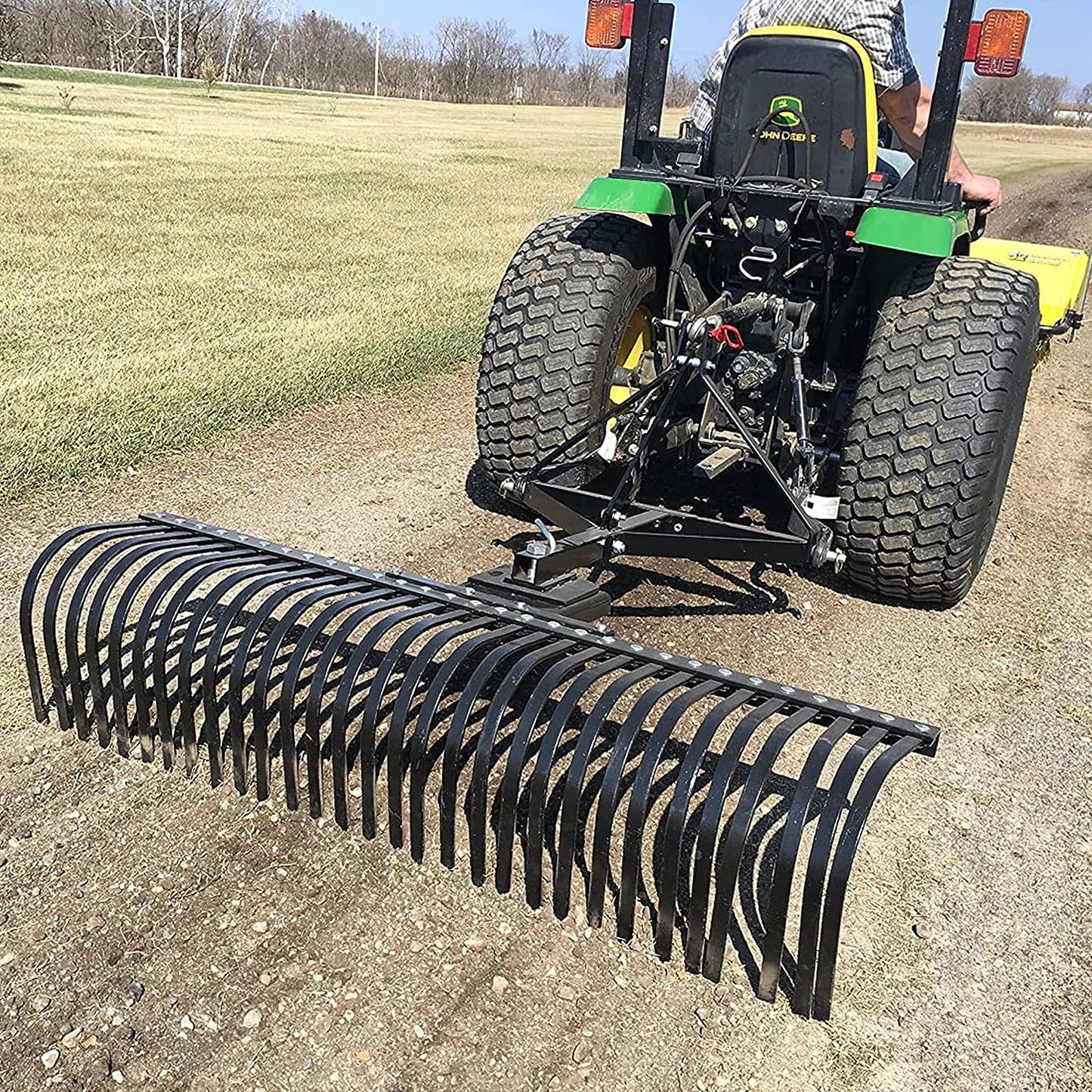 Field Tuff 3pt 60" Landscape Rake | Horsepower 25–45 HP | For Tractors