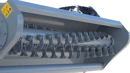 Baumalight Flail Mower | Model FEB700/C540 | 88" Working Width | 18-35 GPM | For Skid Steer