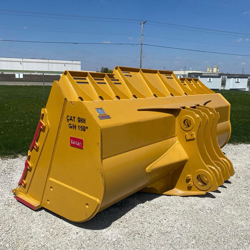Teran BKT988G/H-SNRV Bucket – Spade Nose Full Hardox Rock HD Loader, Excavator Attach