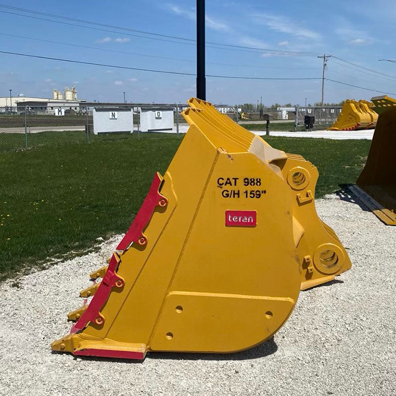 Teran BKT988G/H-SNRV Bucket – Spade Nose Full Hardox Rock HD Loader, Excavator Attach