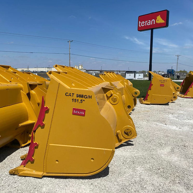 Teran BKT988G/H-SNRV Bucket – Spade Nose Full Hardox Rock HD Loader, Excavator Attach