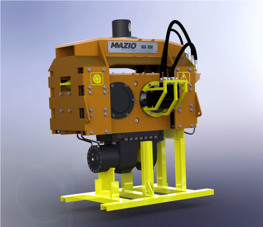 Mazio Vibro Hammer | VH-20 to VH-120 Models | Carrier Weight 8-45 Ton Range | For Excavators