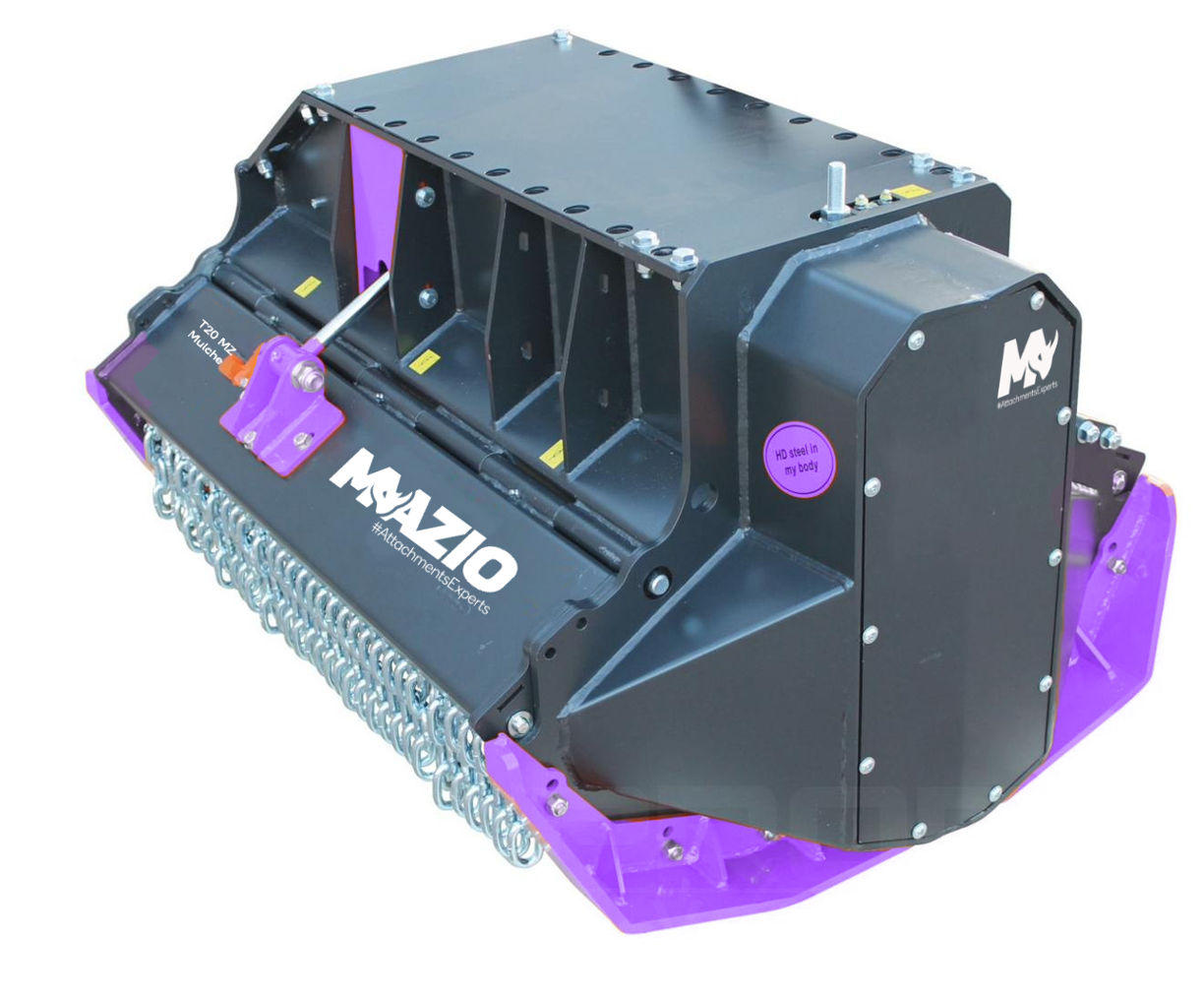 Mazio Forestry Tools Hex Mulcher Head | T20 Series | Working Width 39" & 51" | Machine Size 8-15 Tons | For Excavators