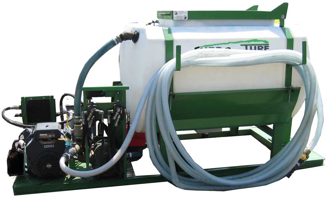 Turbo Turf Mechanically Agitated Hydrodresser | Model HM-500-Harv-E & HM-500-Harv-E-P | Width 58" | Capacity 500 Gallon | Engine Horsepower 23.5HP | For Landscaping & Erosion Control