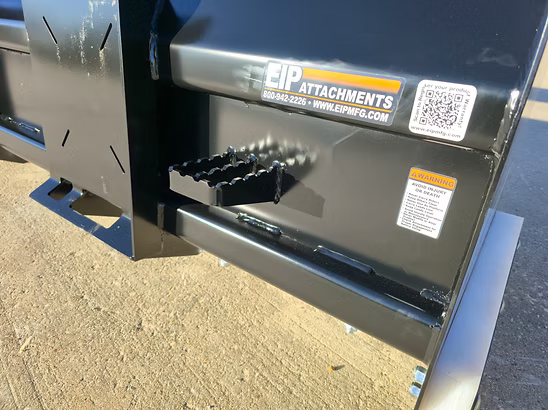 EIP Manufacturing Snow Pusher | Model SPC Series | Width 5' To 10' | 8 To 30 GPM | 40–75+ HP | For Tractors & Skid Steers
