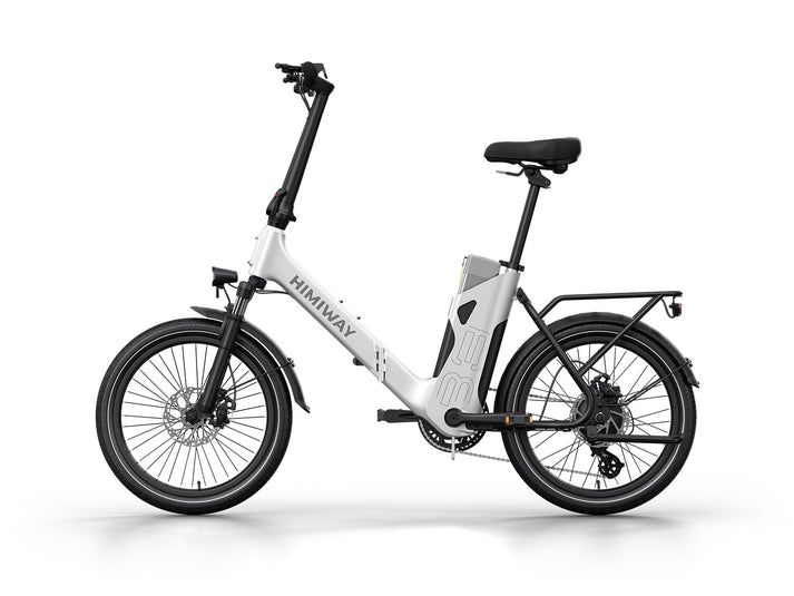 Himiway Foldable Electric Commuter Bike | Model B-3 | Length 63.8" | Battery 48V 15Ah | Range 70 Miles | 500W Hub Motor