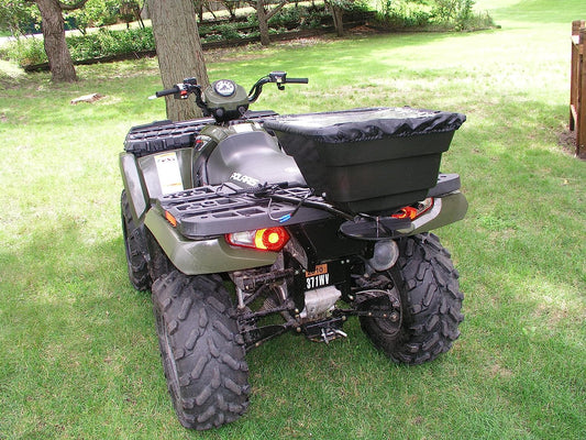 Field Tuff 80 lb. Universal Rack Mount Spreader AS-12V | Towing Power 10-15 HP | For ATVs & UTVs