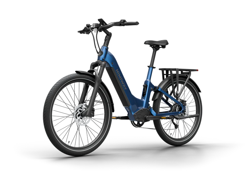 Himiway | Electric Bike | Model A7 Commuter | 27.5 x 2.4” Tires | 750W Hub Motor | 65 Mile Range | 400 lb Payload | Full Suspension Comfort | For Urban Comfort & All-Terrain Exploration