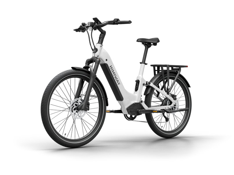 Himiway | Electric Bike | Model A7 Commuter | 27.5 x 2.4” Tires | 750W Hub Motor | 65 Mile Range | 400 lb Payload | Full Suspension Comfort | For Urban Comfort & All-Terrain Exploration
