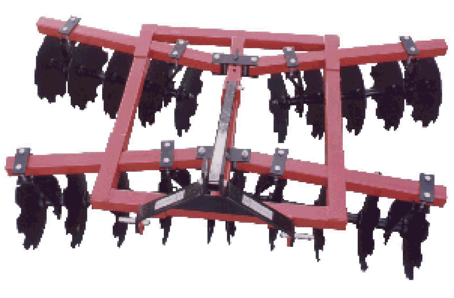 A & B EagleLine Equipment | 3-Point Flexible Hitch Disc Harrow with 22" Blades | Model FHH-COF-RR Series | Width 8'2" to 11'4" | Horsepower 30-45 HP | For Tractors