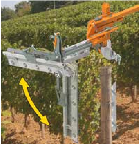 Rinieri Trimmer CRV Tower 1 Plus U with Blades | Tower Series | 41"-83" Cutting Width for Tractor