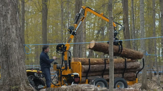 Anderson Log Loader | Model M-115 | Grapple Opening 36" inches | Horsepower 50-75 HP | For Tractors