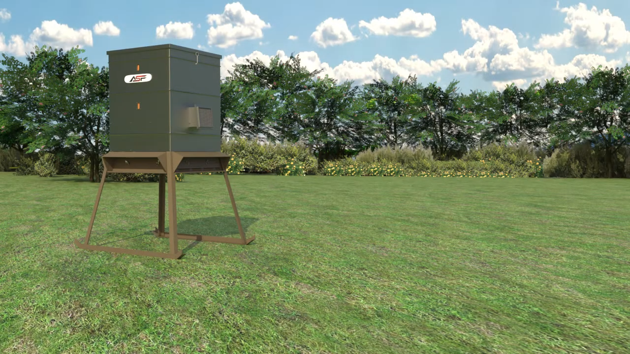 ASF Stand & Fill Electric Protein Feeder | Capacity 600lb | Width 44" inches