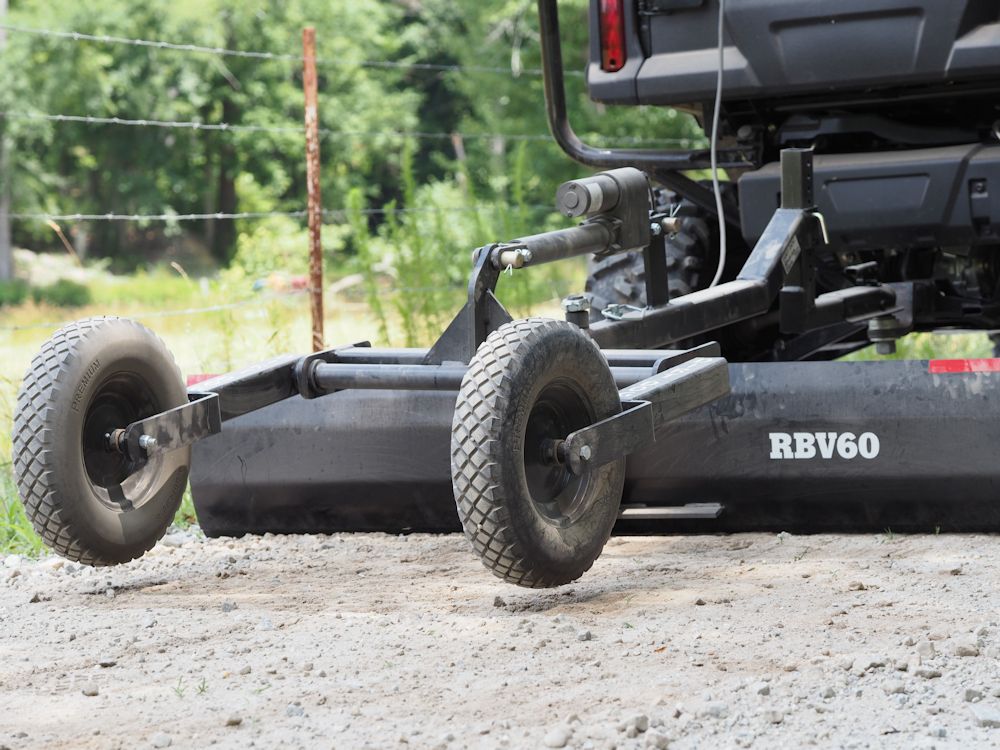 Dirt Dog ATV Equipment – Rear Blade | Model RBV Series | Overall Width 48", 60" & 72" inches | Horsepower 18–25 HP | For ATV/UTVs