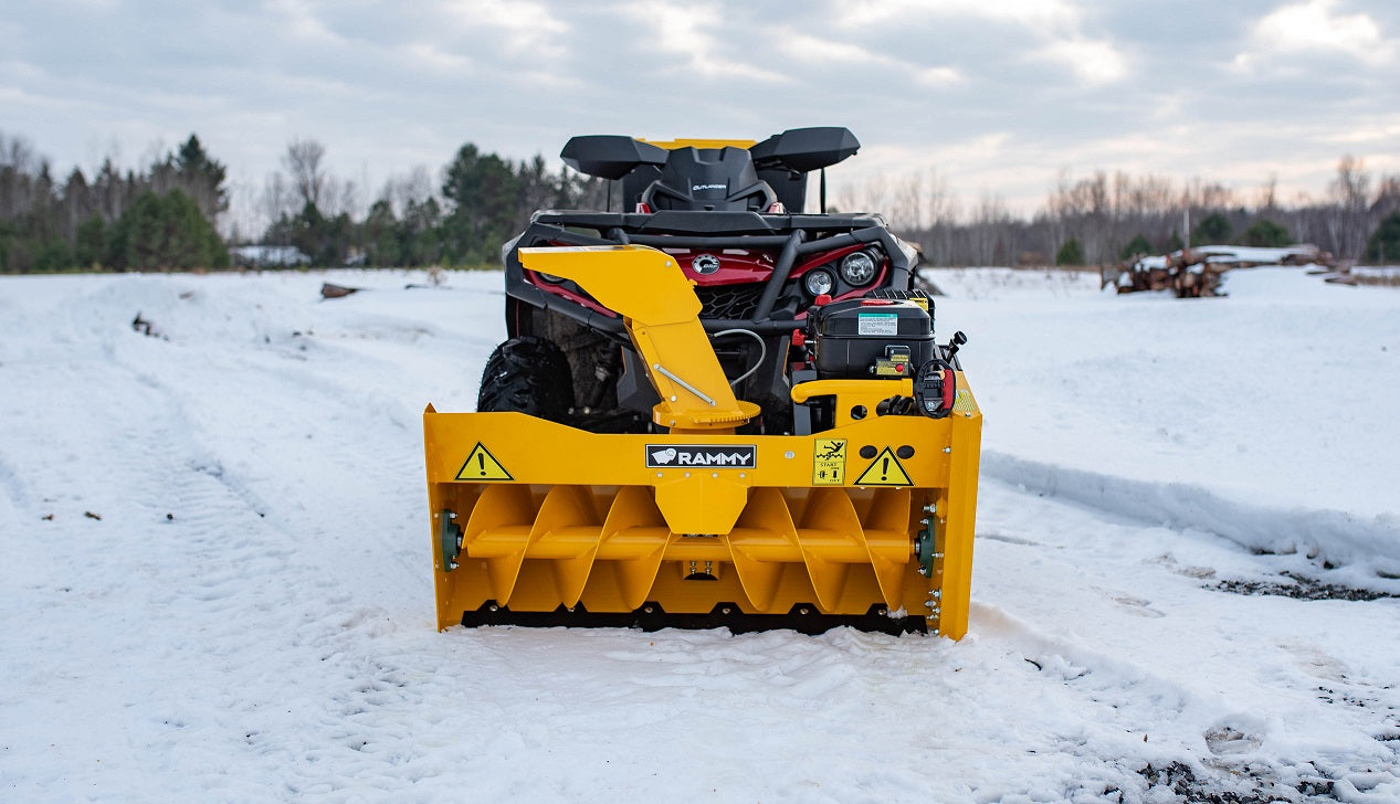 Rammy 48", 55" & 61" ATV Snowblower 120/140/155 Professional Series SERIES 420CC Engine | For ATV