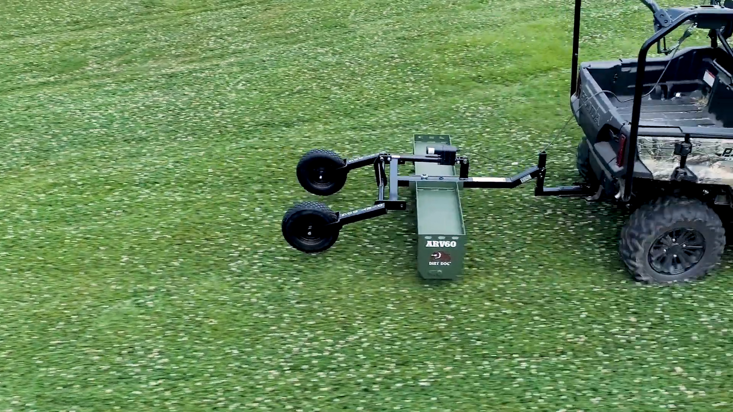Dirt Dog ATV Equipment – Aerator | Model ARV Series | Overall Width 49", 62" & 74" inches | Horsepower 18–25 HP | For ATV/UTVs