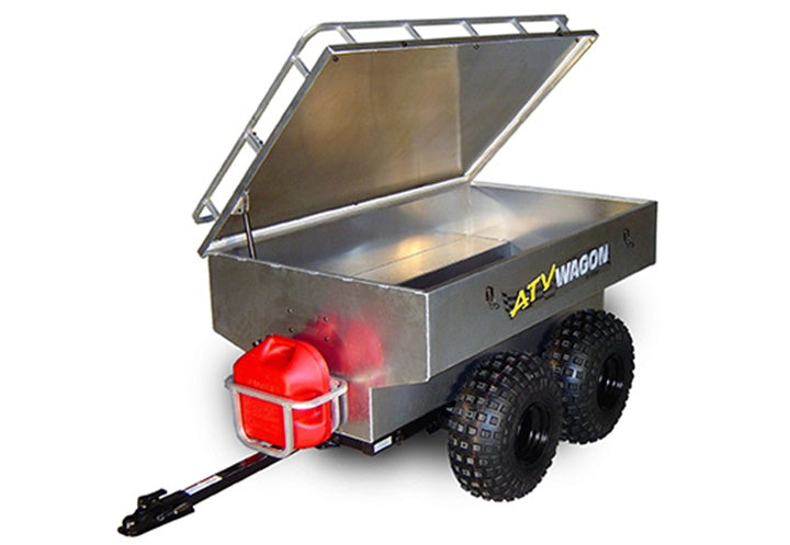 Bosski | Trailer | Model 1600 Aluminum ATV | Cargo Volume 45 Cubic Feet | Overall Dimensions 47” W x 113” L x 44” H | Horsepower 15 To 25 HP | For ATV & UTV