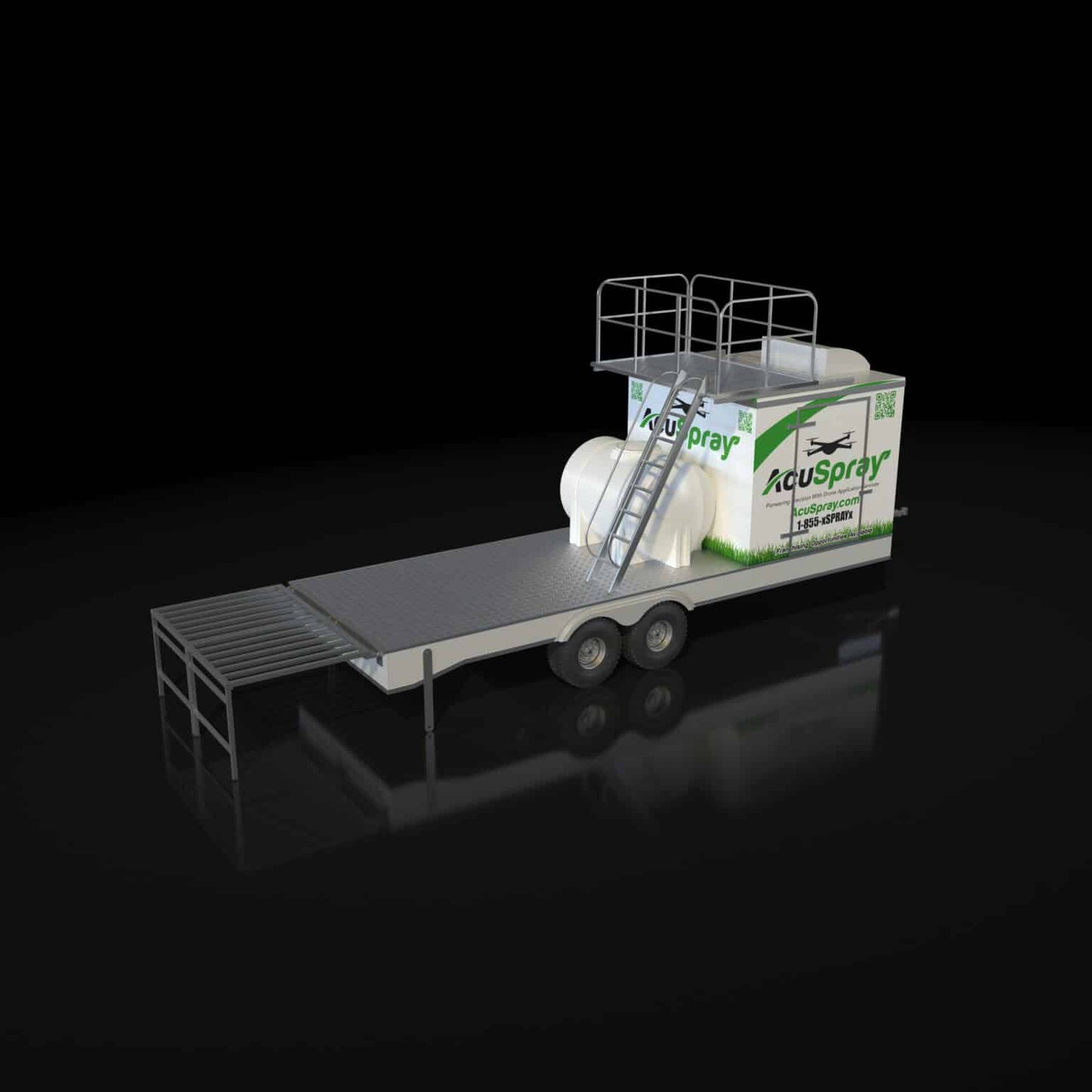 Acuspray A450 Drone Tender Trailer | 100" Width