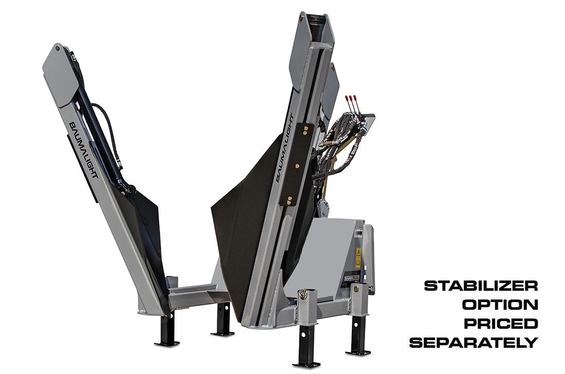 Baumalight | Tree Spade | ST330 | 30" Root Ball | Hydraulic Flow 5-20 GPM | For Skid Steer
