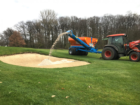 GKB Sand Spreader | Model SP-100 | Bunker Capacity 35 Ft³ | Horsepower 20+ HP | For Tractor