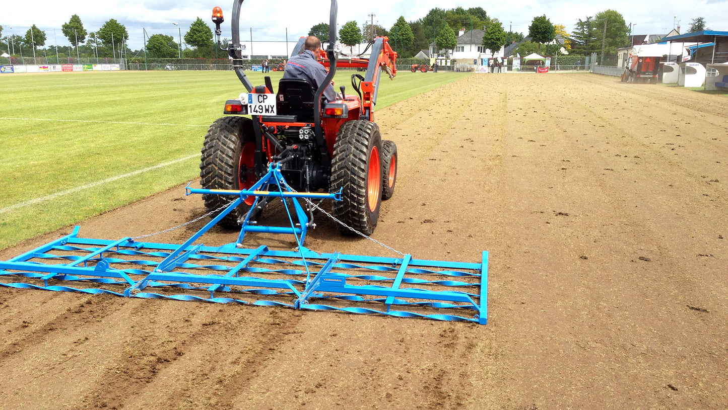 GKB Dragframe | Model SR400 | Width 158" | Spiral Bar Leveling Attachment | Horsepower: 30–50 HP | For Tractor