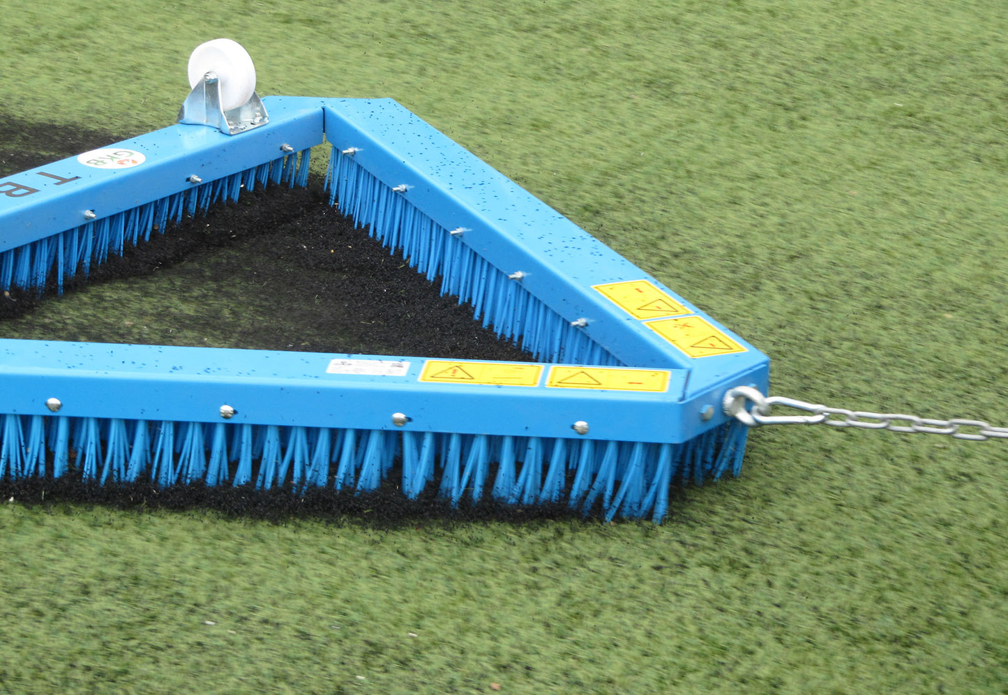 GKB Tbrush (Triangle Brush) | Model TB140 & TB180 | Width 55" & 71" | Tow Chain Triangle Brush Attachment | Horsepower: >10–15 HP | For Tractor