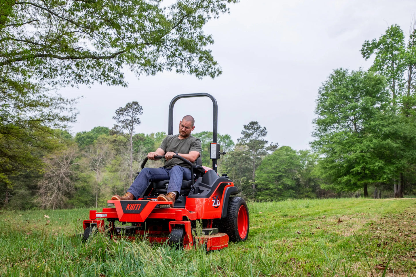 KIOTI | Zero Turn Mower | ZXD61 | 61" Cutting Width | 24.5 HP Diesel | For Professional Landscaping