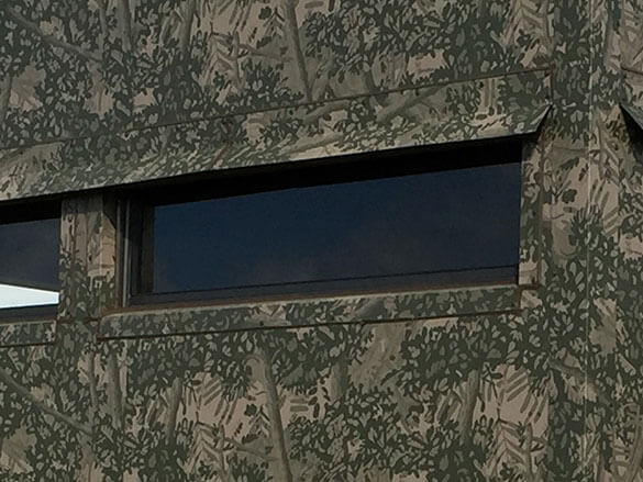 AWS Blind | Insulated Hunting Blind | Model 5x9 Ground Blind | Height Up to 20' | Width 60" x 84" | Stationary Setup | For Deer Hunters & Wildlife Enthusiasts