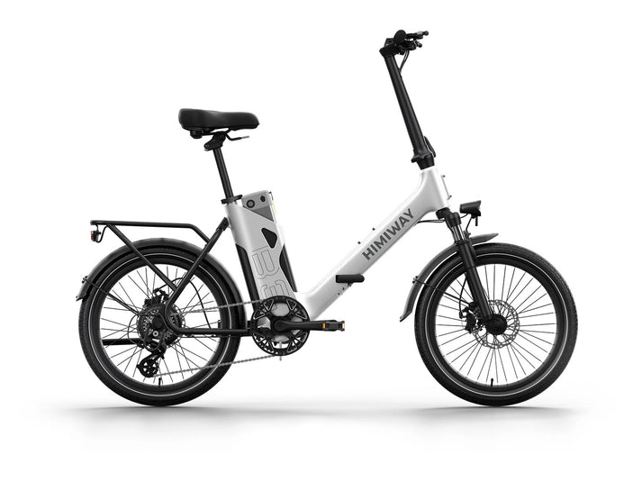 Himiway Foldable Electric Commuter Bike | Model B-3 | Length 63.8" | Battery 48V 15Ah | Range 70 Miles | 500W Hub Motor