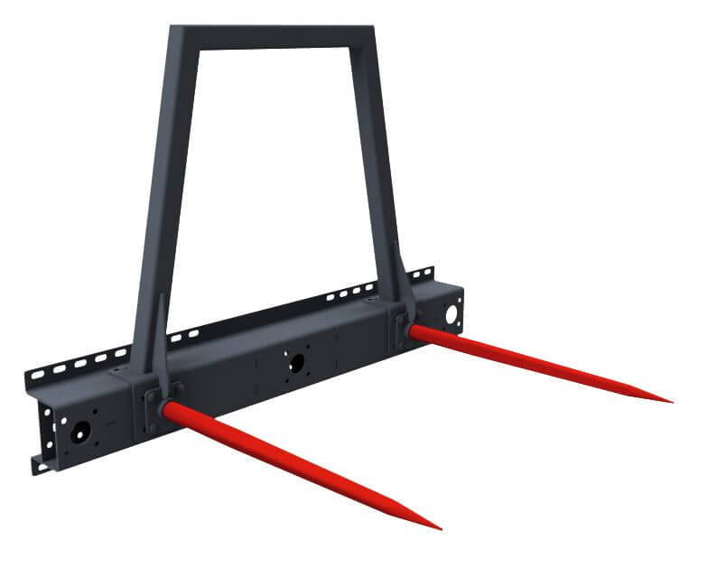 Anderson Bale Grabbers and Spears | Maximum Bale Diameter 60", 63" & 84" inches | Horsepower 40-80 HP | For Tractors