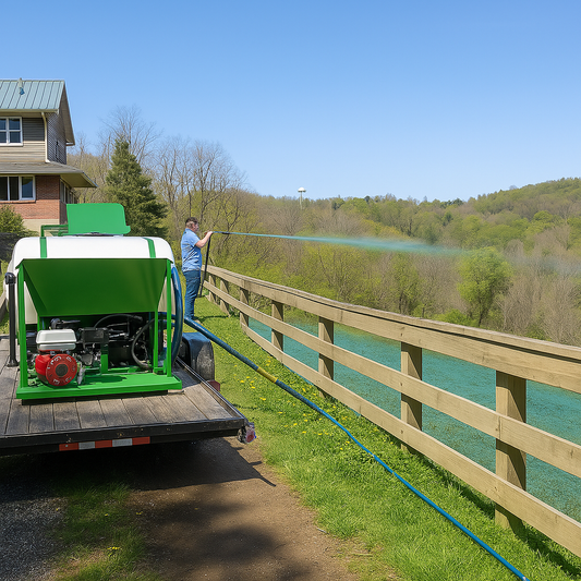 Turbo Turf Hydroseeders | HM-400 Series | Width 58" | Capacity 400 Gallon | Engine Horsepower 13 HP | For Landscapers, Golf Courses & Erosion Control