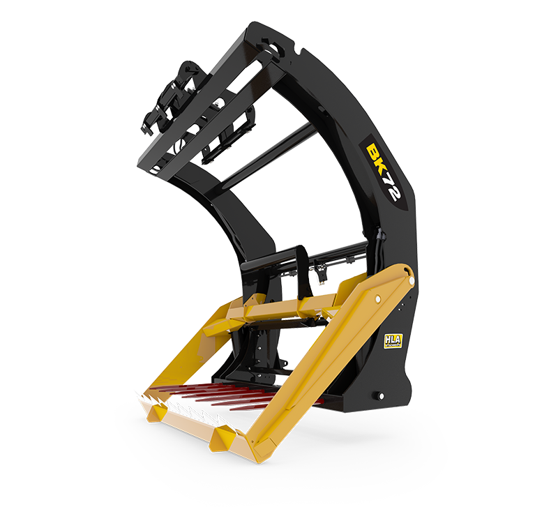 HLA Attachments | Bale Knife Slicer | Model BK Series | Widths 48" To 72" | Hydraulic Flow 15 To 30 GPM | For Skid Steers & Loaders